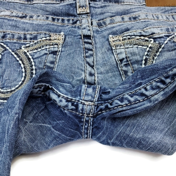 Big Star Maddie Skinny Woman's Size 28R Washed Embroidered Authentic Jeans - Picture 14 of 14